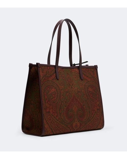 Shopper Arnica Large di Etro in Brown
