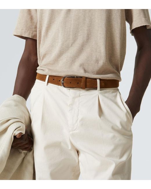 Cintura di Brioni in Brown da Uomo