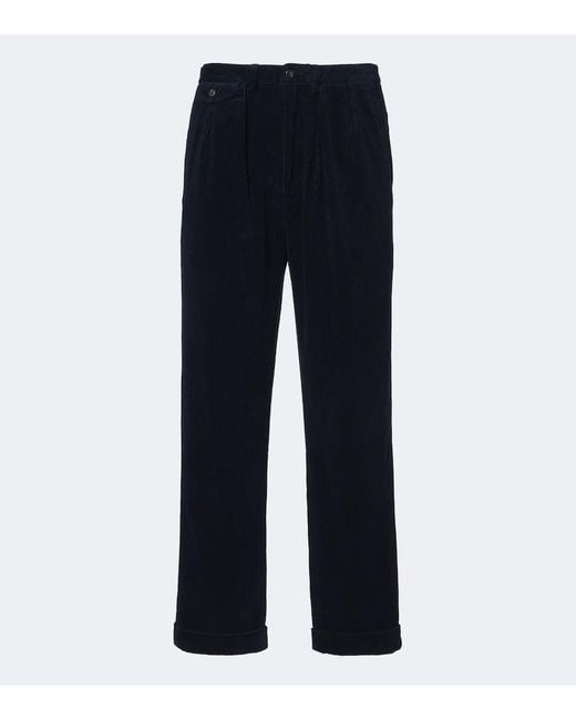 Polo Ralph Lauren Blue Whitman Cotton Corduroy Straight Pants for men
