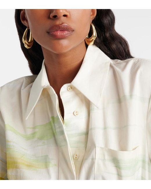 ALÉMAIS Metallic Atomic Hoop Earrings