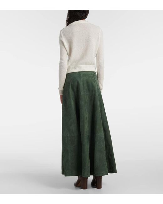 Altuzarra White Thea Wool And Alpaca-Blend Cardigan