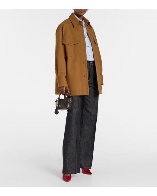 Stella McCartney Brown Oversized Overshirt