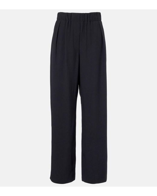 Jil Sander Blue Wide-Leg Pants