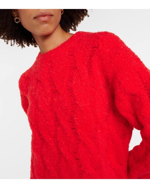 Dorothee Schumacher Red Pullover Fluffy Touch