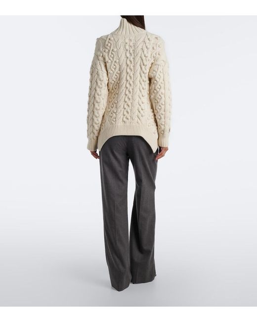 Stella McCartney Gray Wool Straight Pants