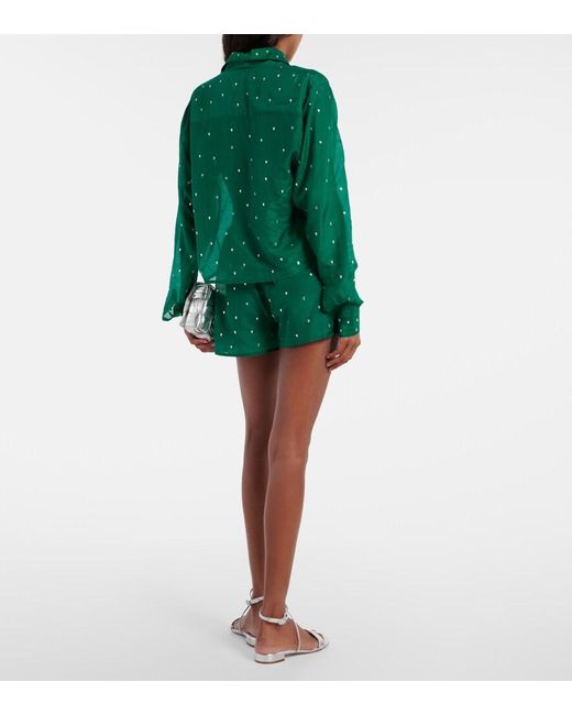Camicia Gem di Oseree in Green