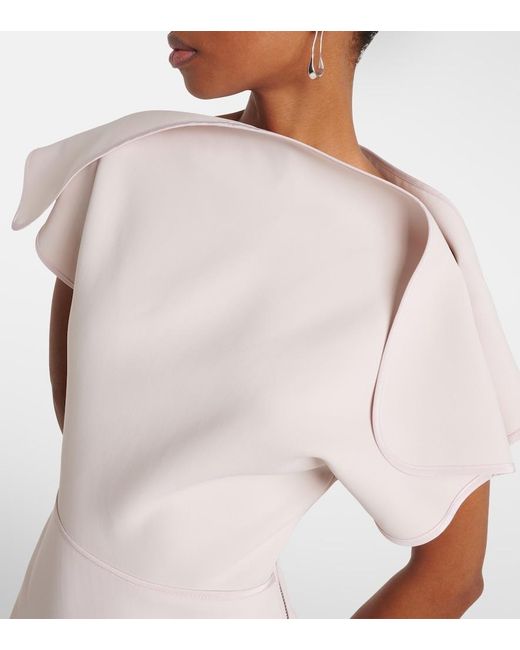 Maticevski White Absolve Draped Gown
