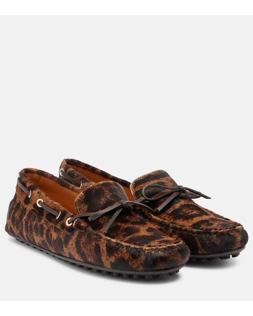 Mocassini Gomma di Tod's in Brown