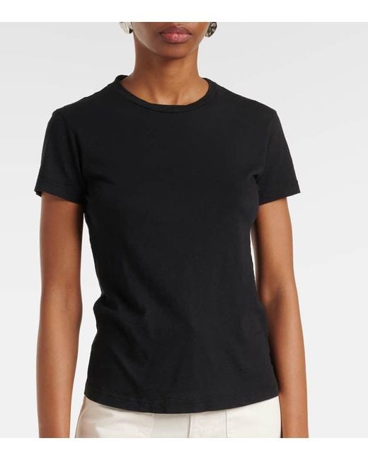 Velvet Black Sierra Cotton Jersey T-Shirt