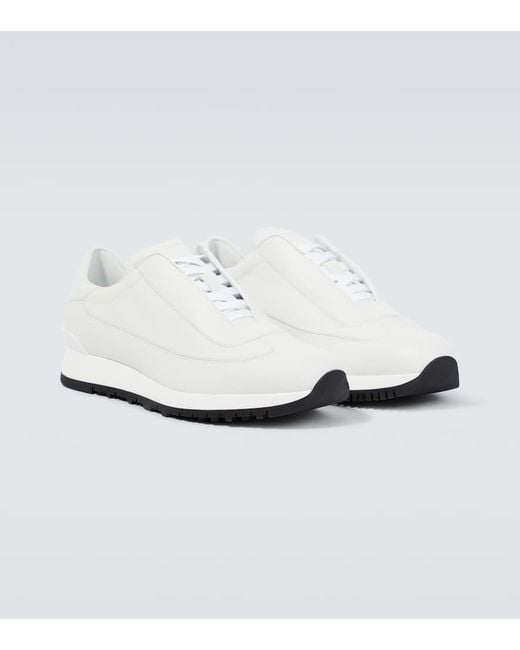 John Lobb Sneakers Foundry Ii Aus Leder in White für Herren