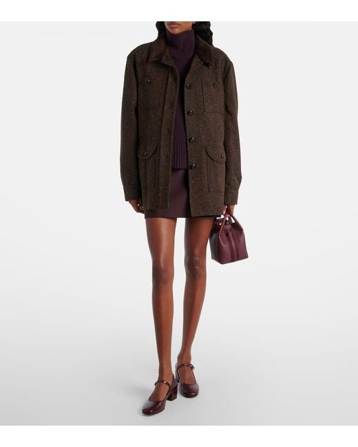 Tod's Brown Mary-Jane-Pumps Aus Leder