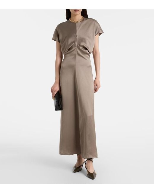 Totême  Brown Cutout Leather Pumps