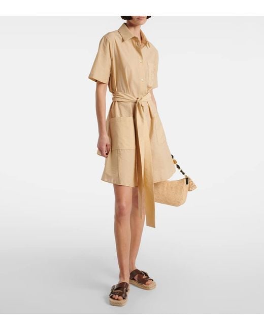 Loewe Brown Paula's Ibiza Pantoletten Aus Leder Mit Plateausohle