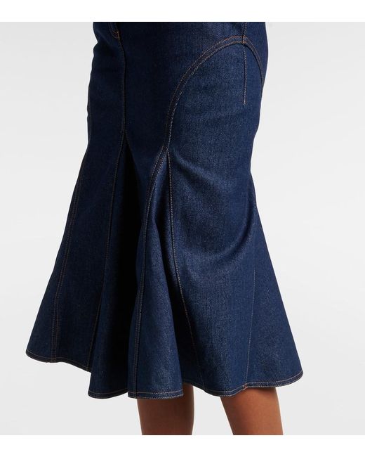 Nina Ricci Blue Jeansrock