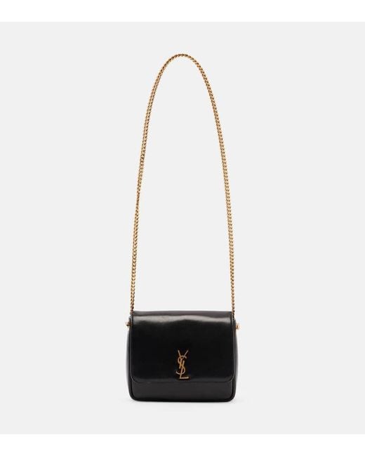 Saint Laurent White Schultertasche Kate Aus Leder