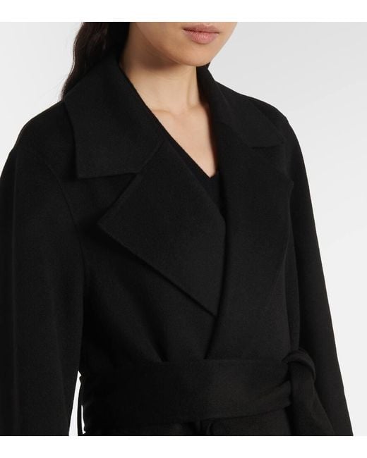 Joseph Black Mantel Arline Aus Wolle Und Kaschmir