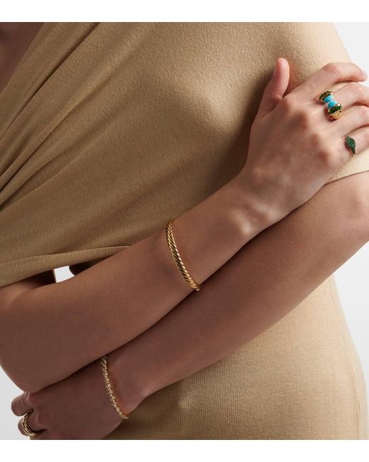 Bracciale Sculpted Cable di David Yurman in Metallic