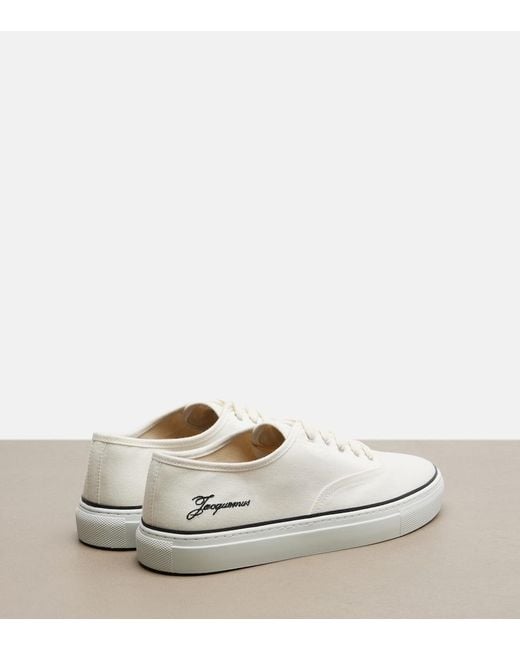 Jacquemus White Fefe Canvas Sneakers