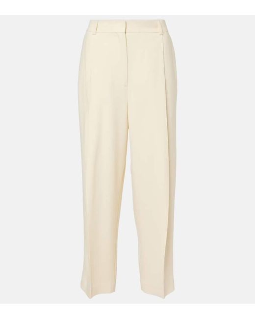 Totême  Natural Gerade Low-Rise-Hose
