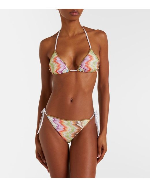 Missoni White Zigzag Bikini