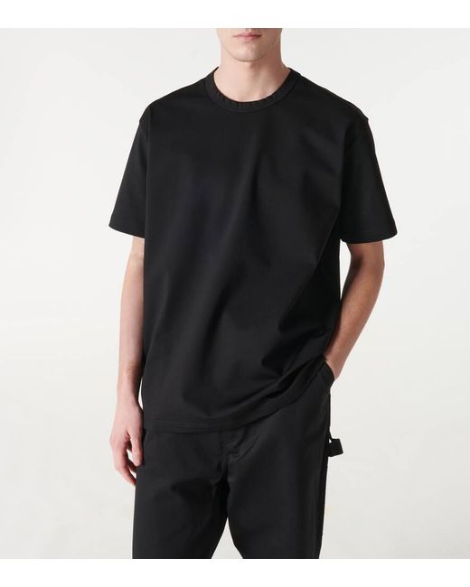 Junya Watanabe Black Cotton-blend T-shirt for men
