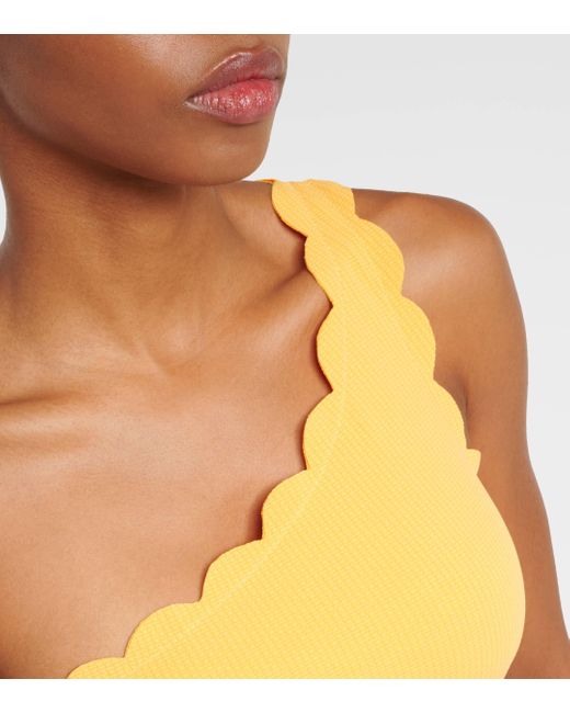 Haut de bikini asymetrique Santa Barbara Marysia Swim en coloris Yellow