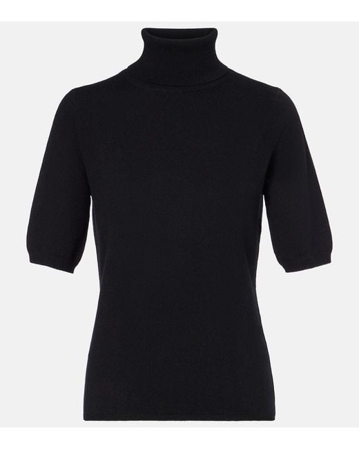 Jardin Des Orangers Black Cashmere Turtleneck Sweater