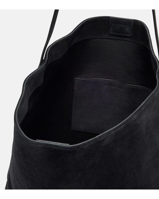Aesther Ekme Black Sac Supple Suede Tote Bag