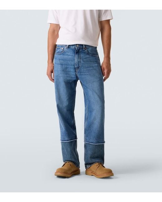Our Legacy Blue Third Cut Mid-Rise Straight Jeans for men