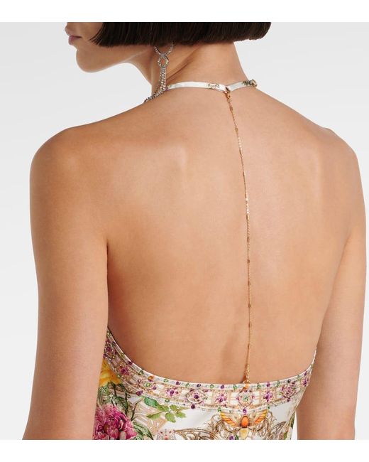 Camilla Multicolor Maxikleid Aus Seide
