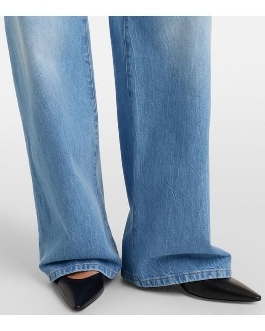 The Row Blue Eglitta Straight Jeans