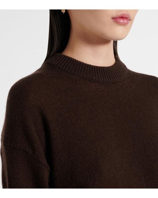 Jardin Des Orangers Brown Wool And Cashmere Sweater