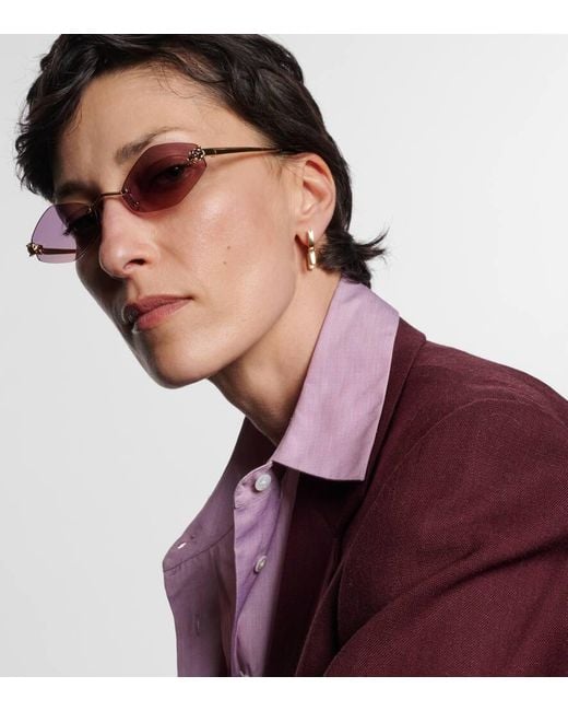 Cartier Pink Sonnenbrille Panthere De Cartier