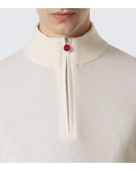 Pull En Cachemire Kiton pour homme en coloris White