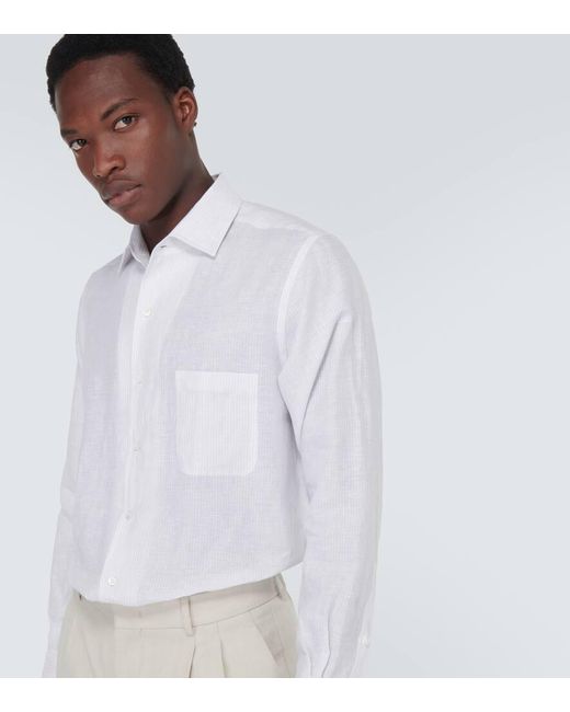 Camicia Andre di Loro Piana in White da Uomo