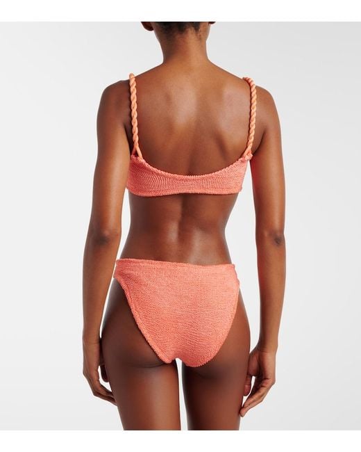 Hunza G Orange Phoebe Bikini