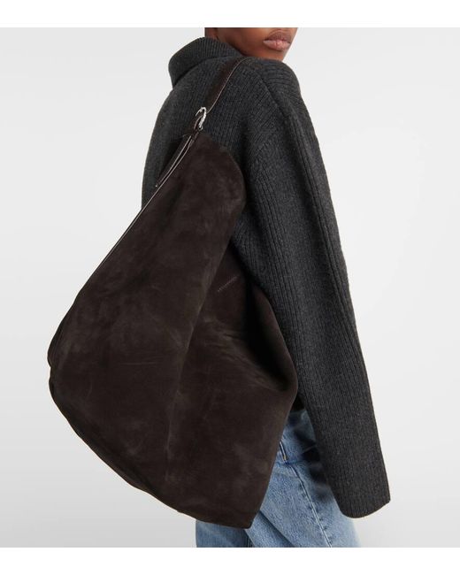 Totême  Black Suede Tote Bag