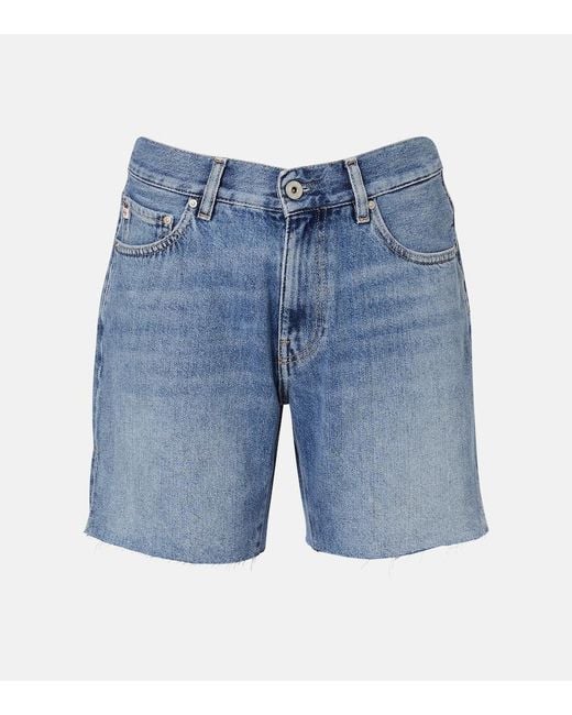 AG Jeans Blue Ex-Boyfriend Denim Bermuda Shorts