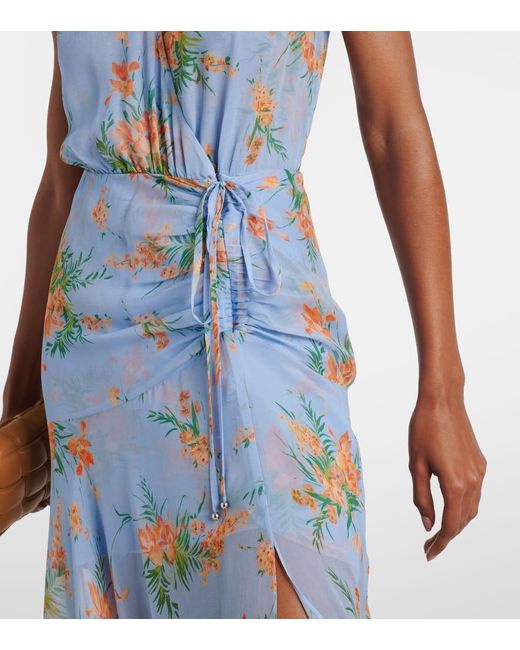 Vestido Dovima En Color Bebe Azul Talla En Veronica Beard de color Blue