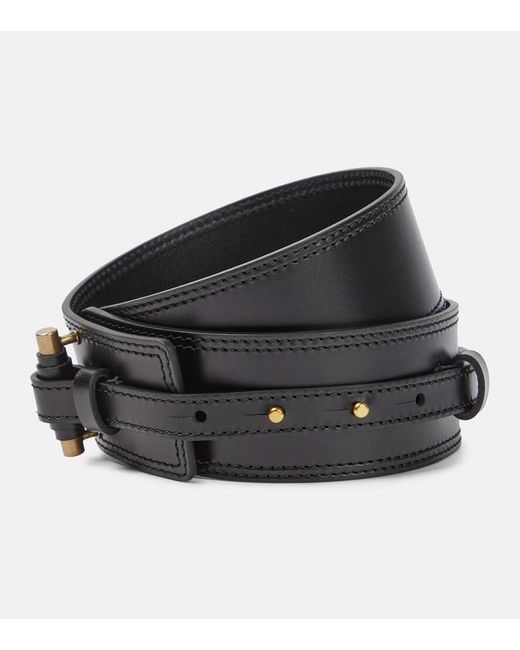 Cintura Vigo in pelle di Isabel Marant in Black