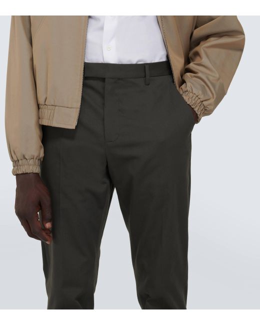 Pantalon chino en coton Berluti pour homme en coloris Gray