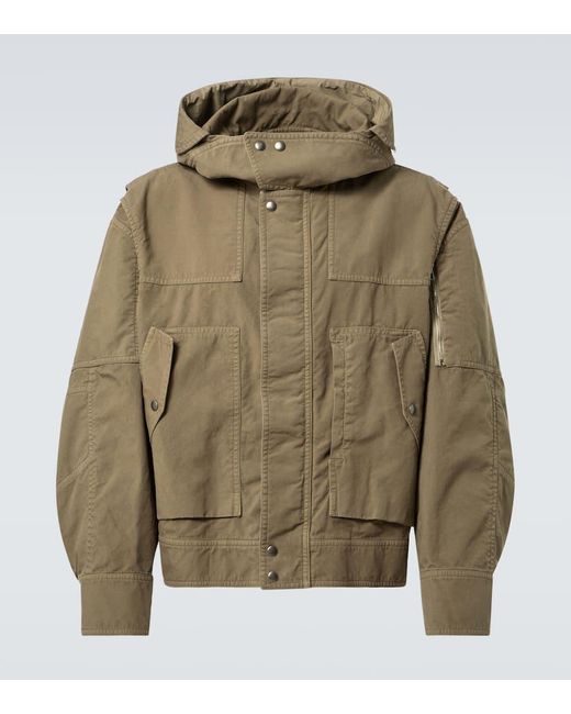 Dries Van Noten Jacke Aus Baumwolle in Green für Herren
