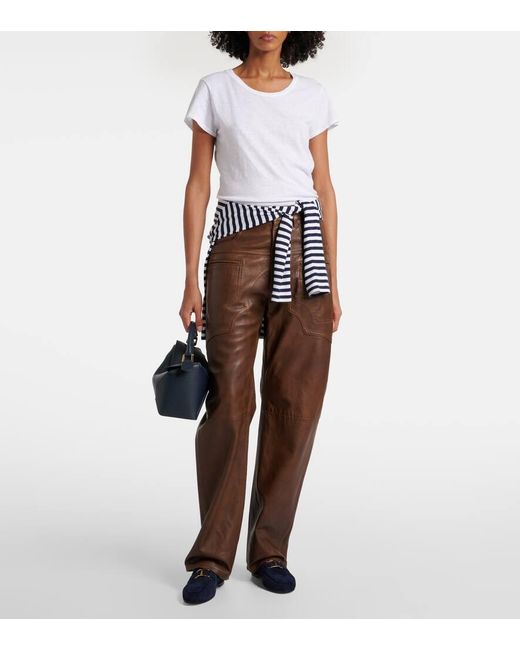 Velvet White Odelia Cotton T-Shirt