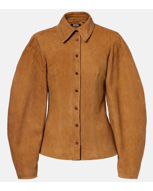 Camisa De Ante ROTATE BIRGER CHRISTENSEN de color Brown