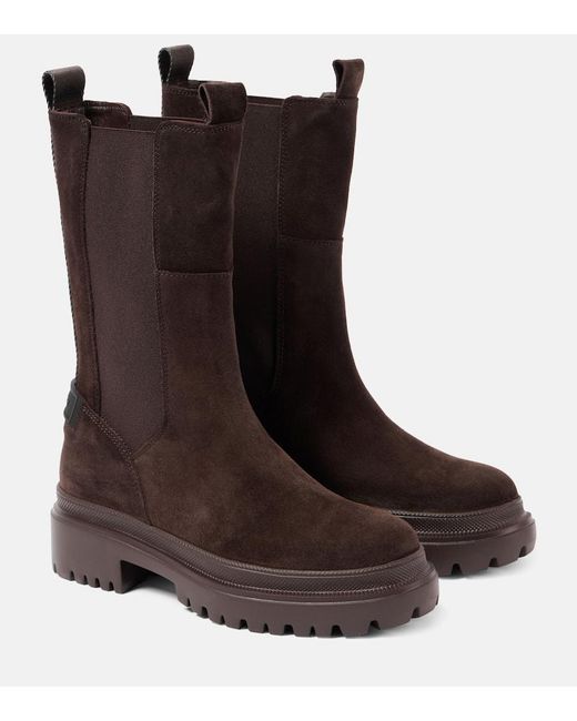Bogner Brown Suede Ankle Boots