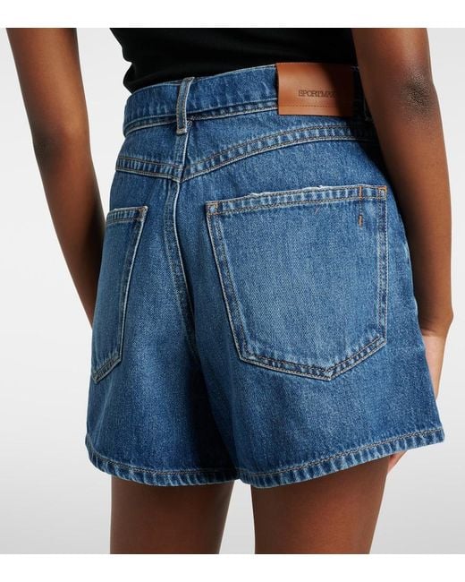 Sportmax Blue Fiesta Denim Shorts