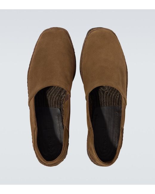 Tom Ford Brown Barnes Suede Espadrilles for men