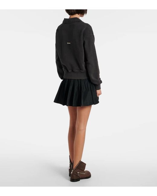 J.W. Anderson Black Cotton Polo Sweatshirt