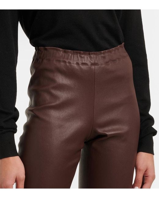 Stouls Brown Carolyn Leather Pants