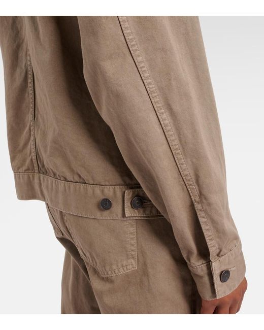 The Row Marena Denim Jacket in Natural | Lyst